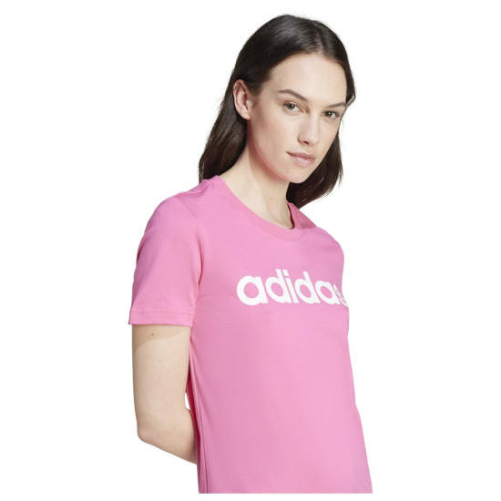 Adidas Γυναικεία κοντομάνικη μπλούζα Loungewear Essentials Slim Logo Tee